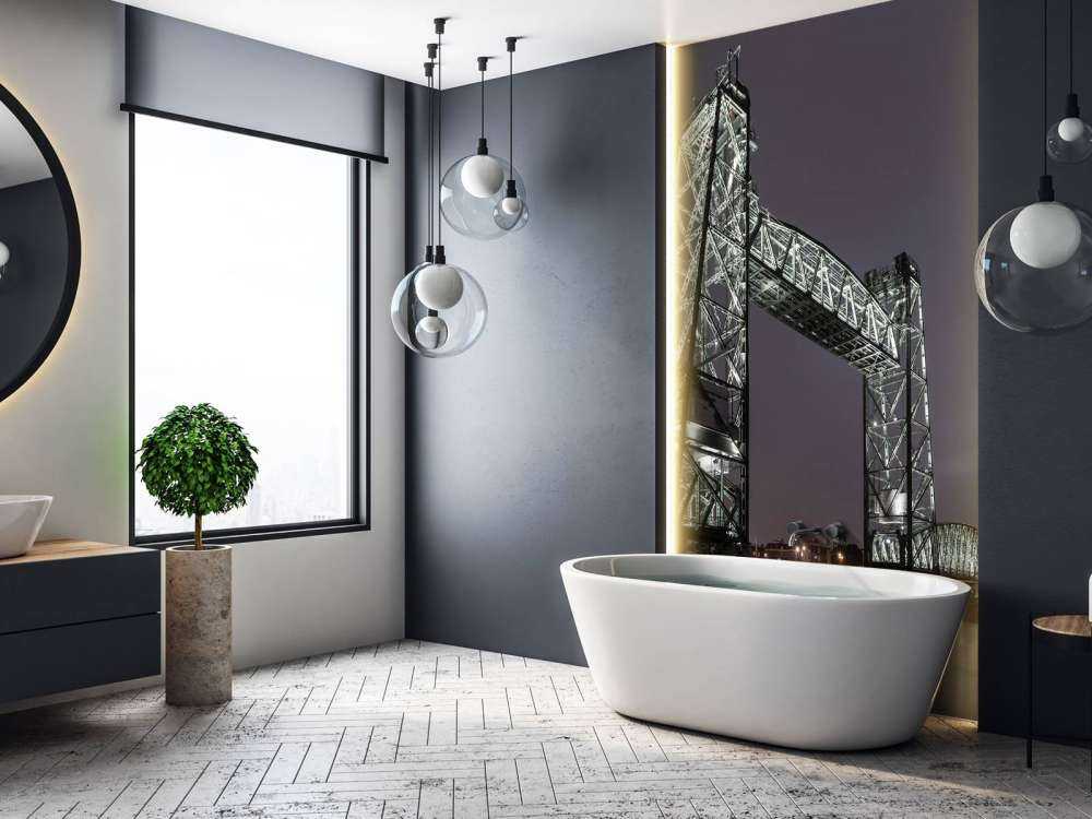 Dawny most kolejowy De Hef w Rotterdamie w kolorze 