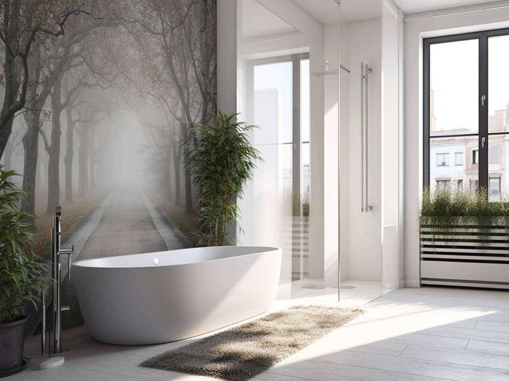 Droga ze starymi drzewami