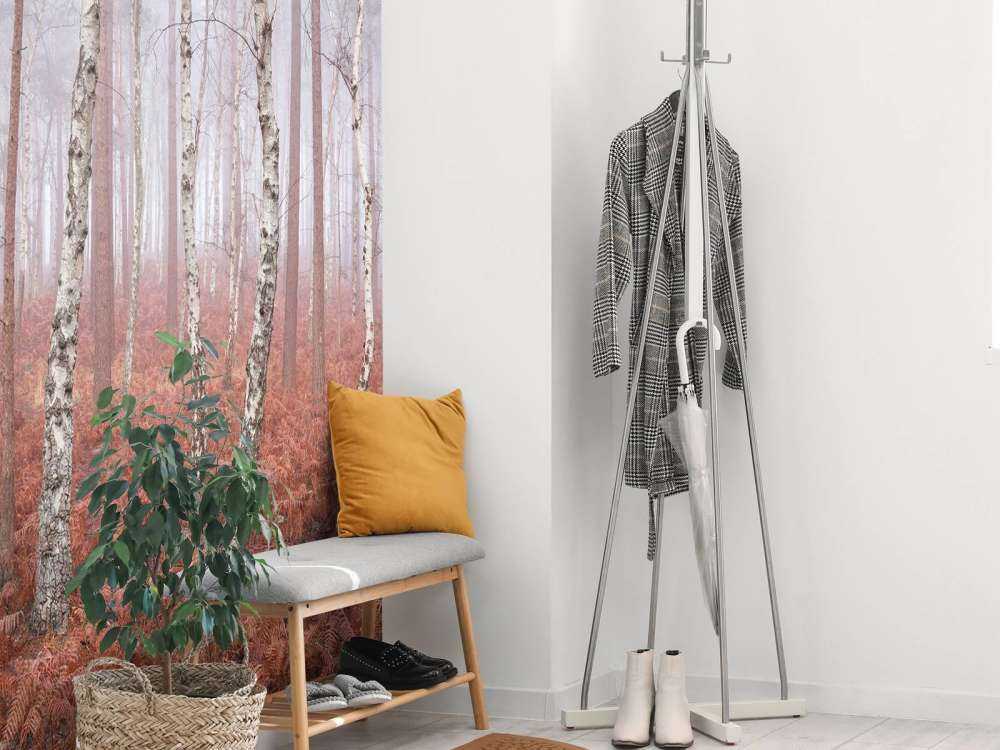 Opuszczony, mglisty las