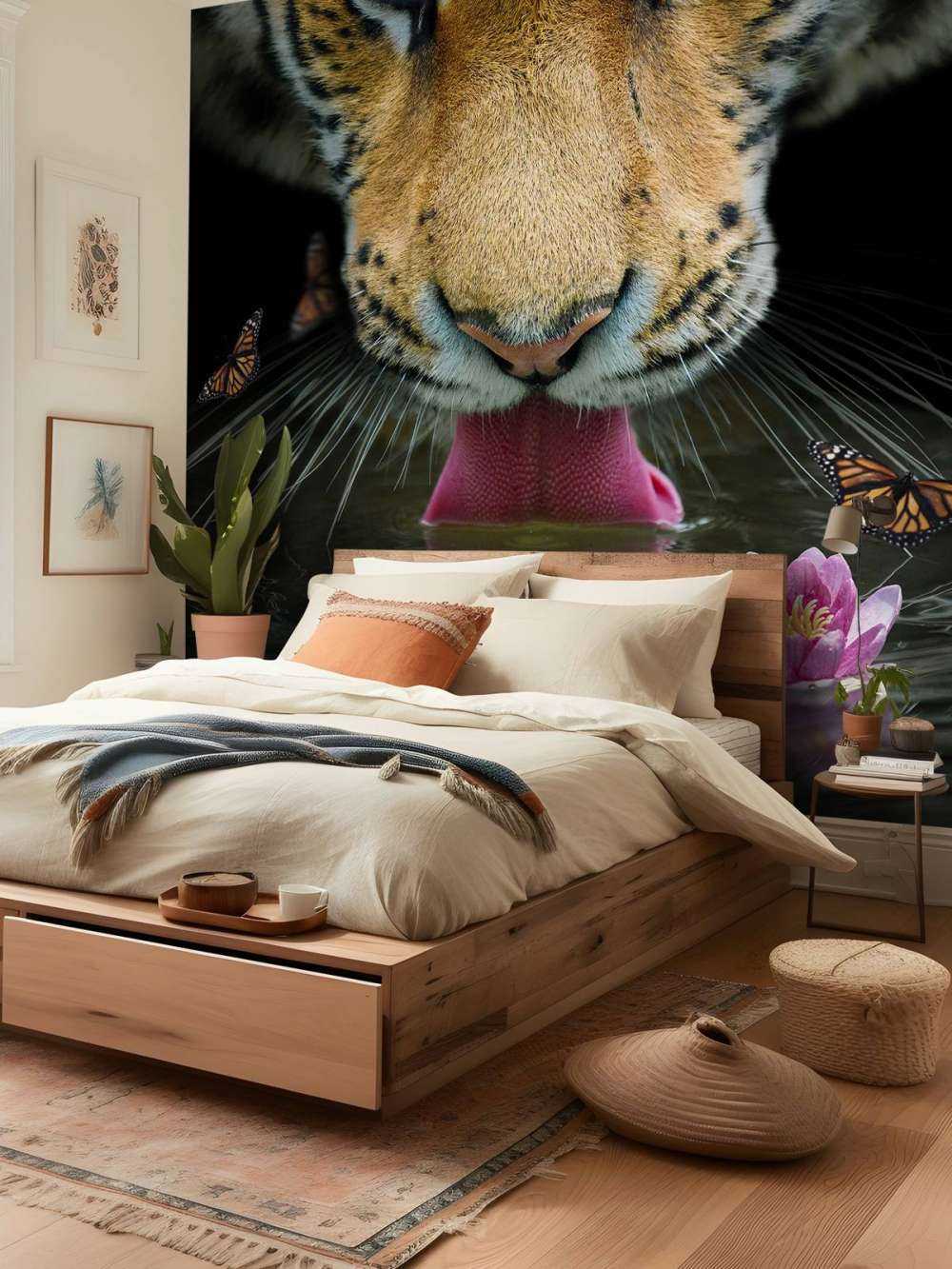 Portret tygrysa z dżungli