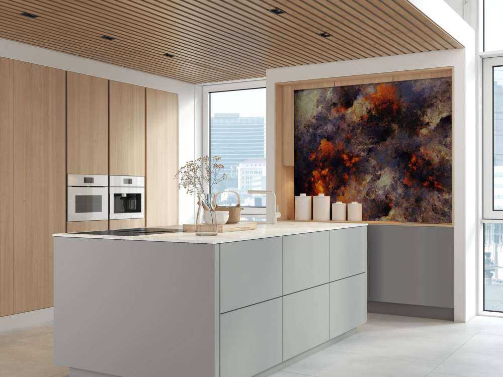 Ciemne abstrakcyjne chmury dymu