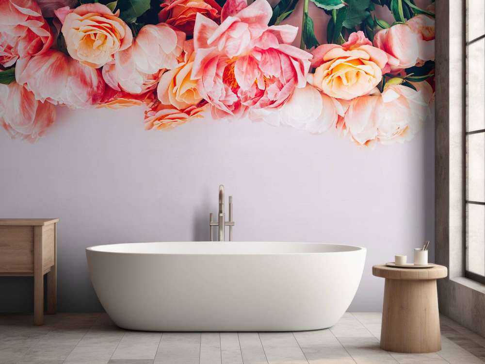 Róże w różnych odcieniach różu