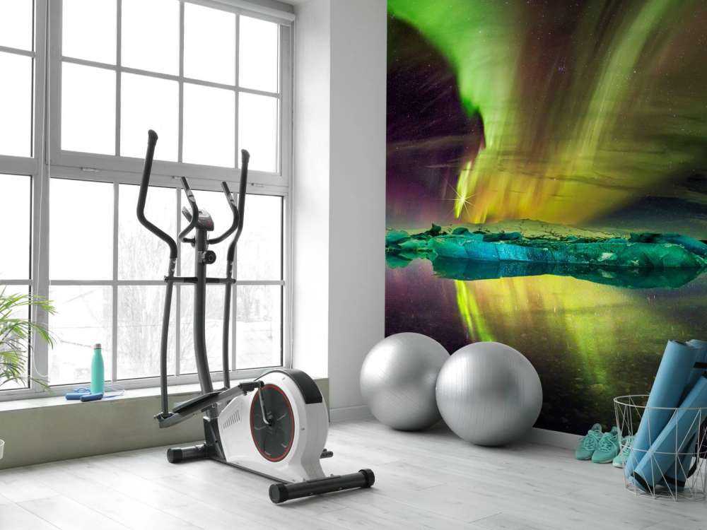 Zorze polarne w Jökulsárlón