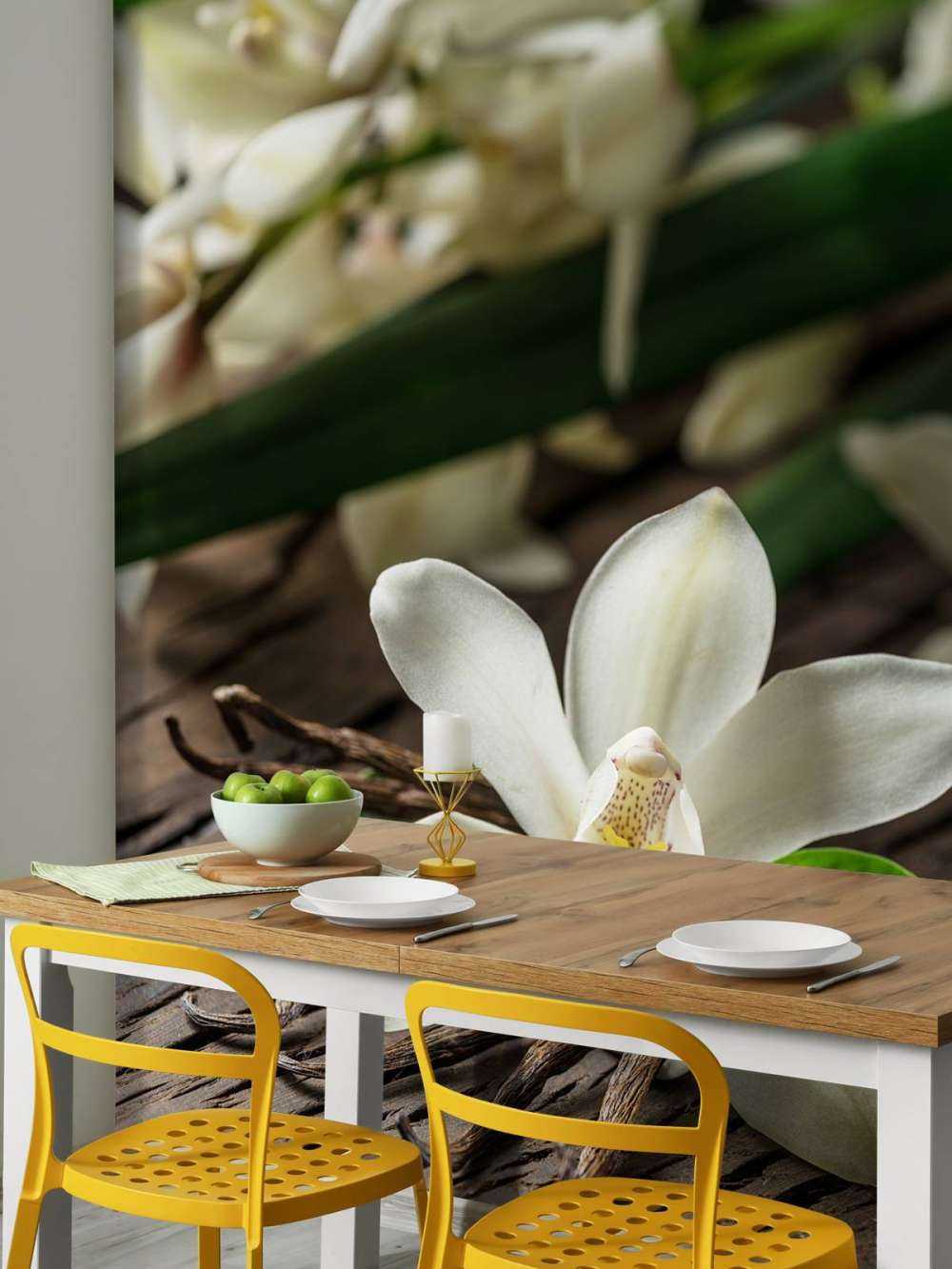 Laski kwiatów i wanilii