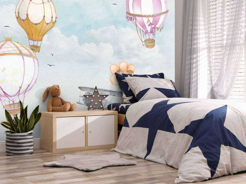 Balony na gorące powietrze różowe