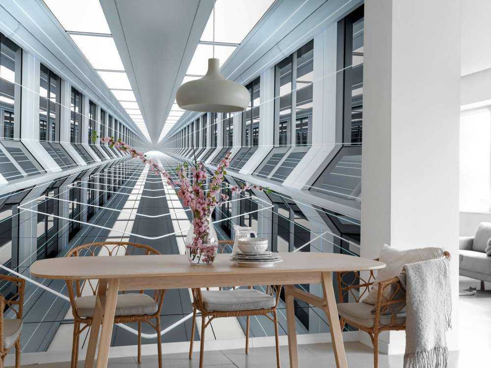 Korytarz 3D w biurze