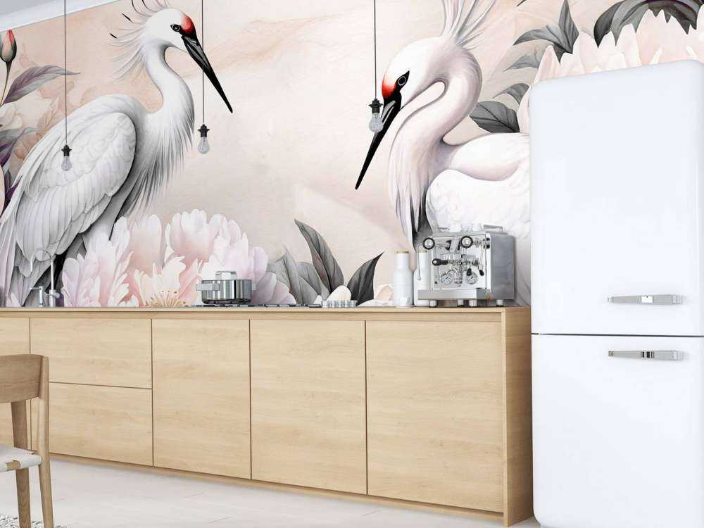 Bociany Romantyczne Różowe