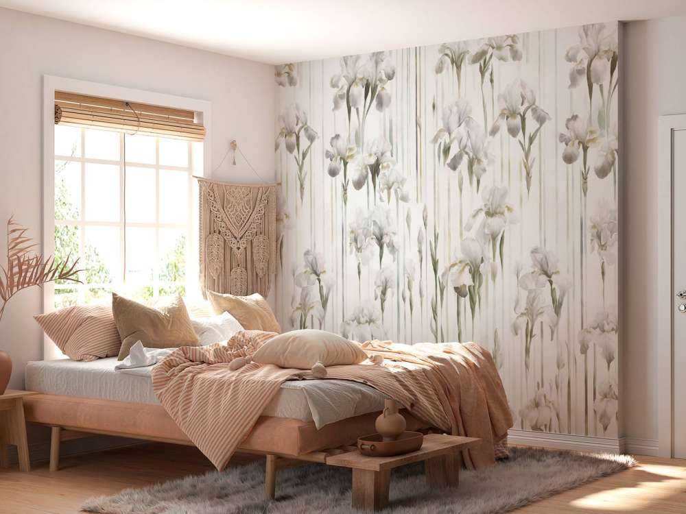 Irysy i paski bezszwowe beżowe