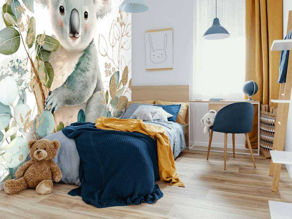 Cieniutki koala w eukalipcie
