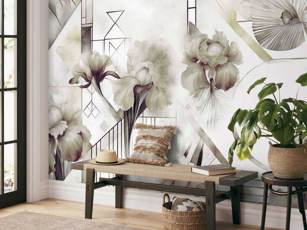 Geometria akwarelowa piasku