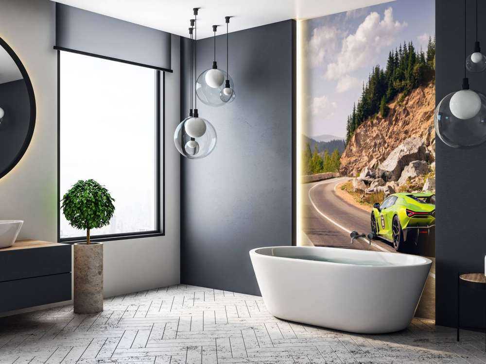 Lamborghini Revuelto w górach