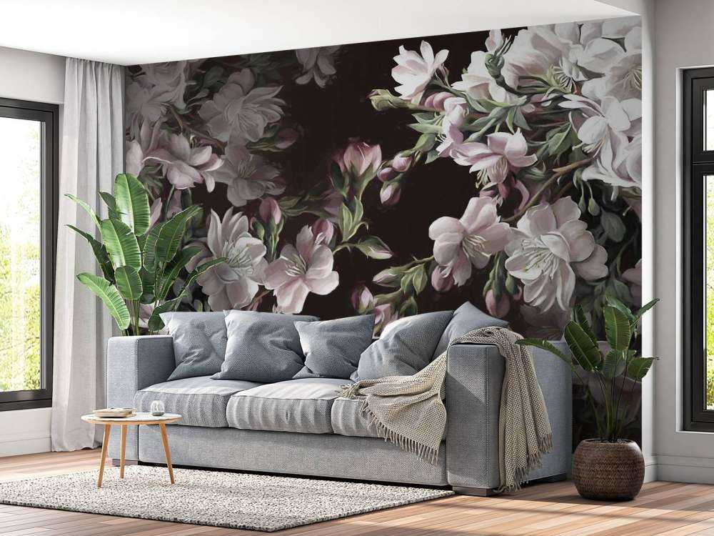 Kwiat jabłoni różowy