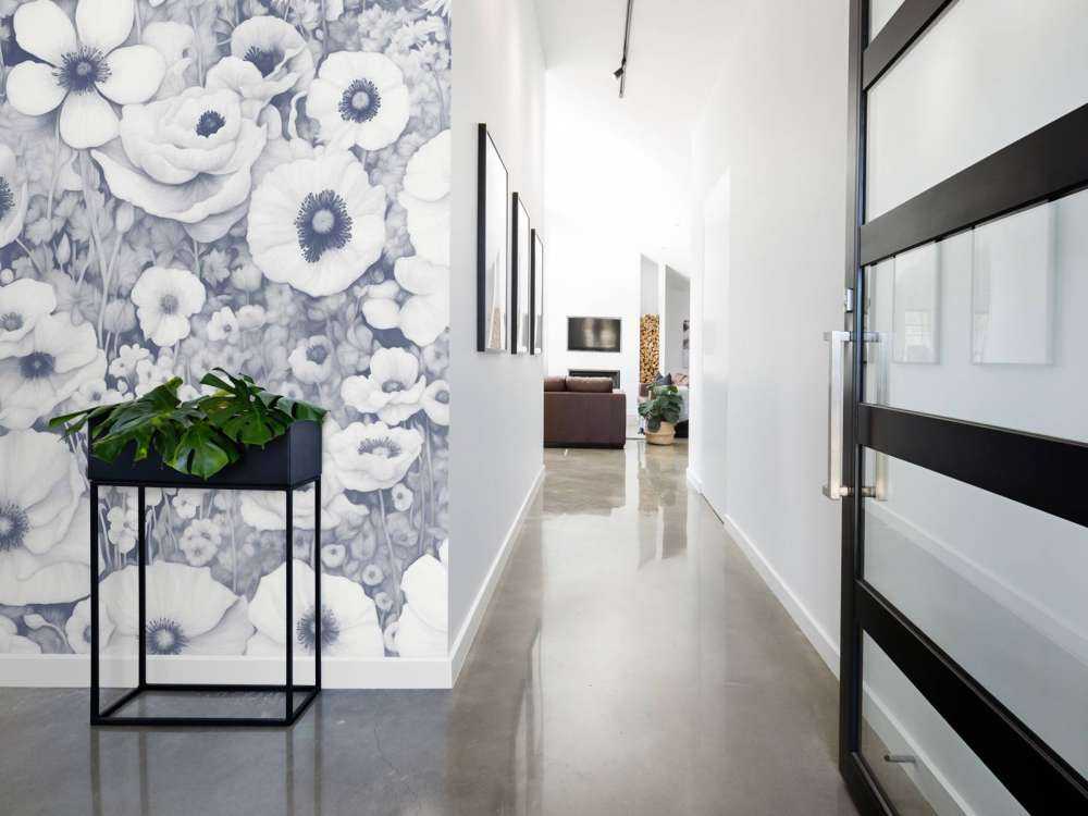 Poppy Tale Monochromatyczny Niebieski