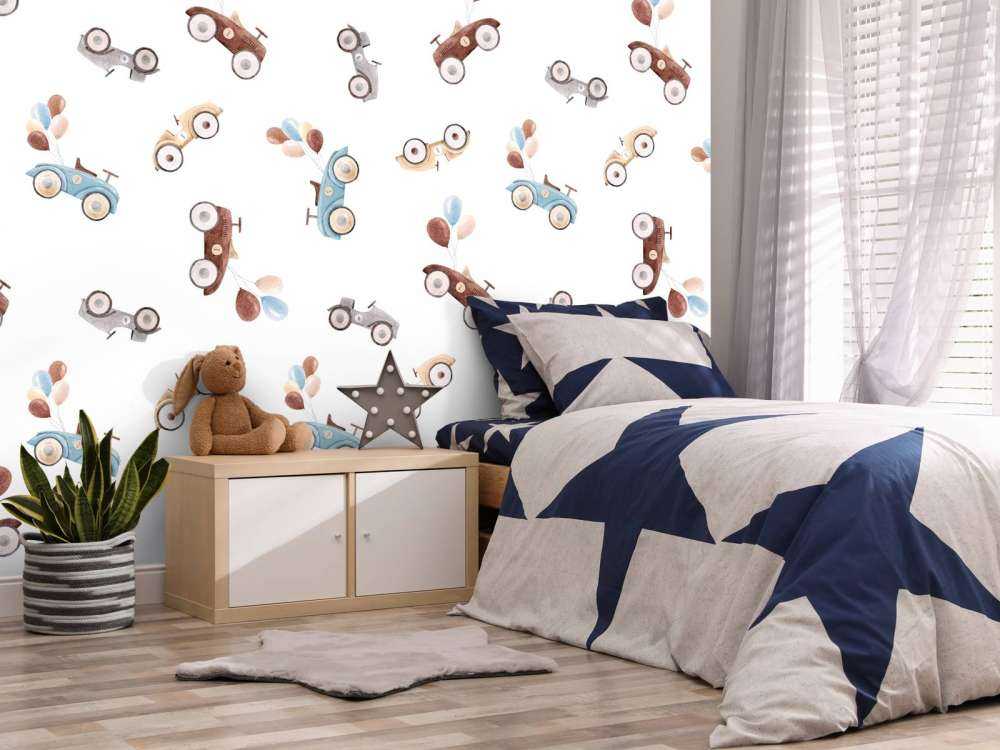 Samochody namalowane akwarelą