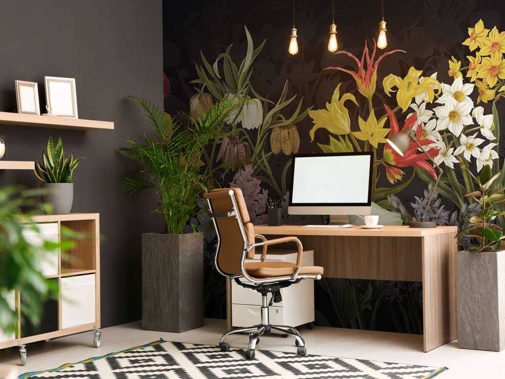 Kwiaty Wiosenne - Srebrny Szron Szary