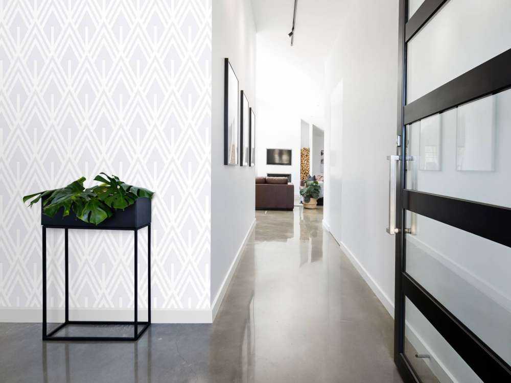 Szary Art Deco Vintage