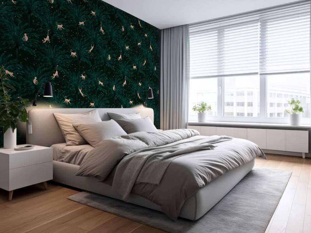 Tropikalne małpy - zielony