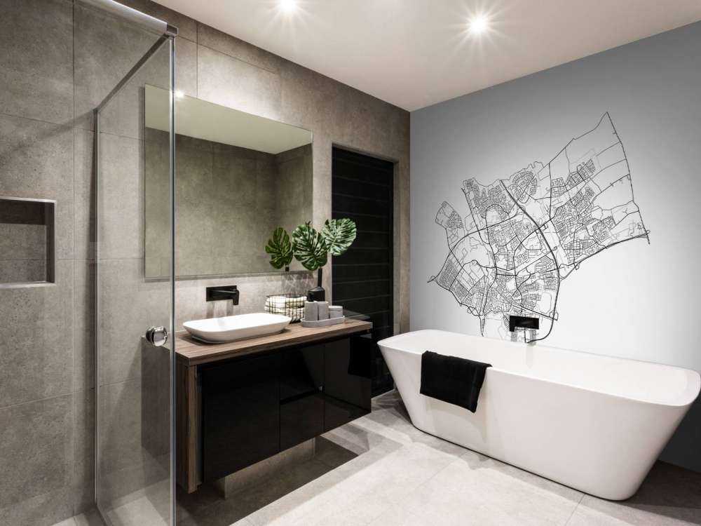 Mapa Den Bosch, biała