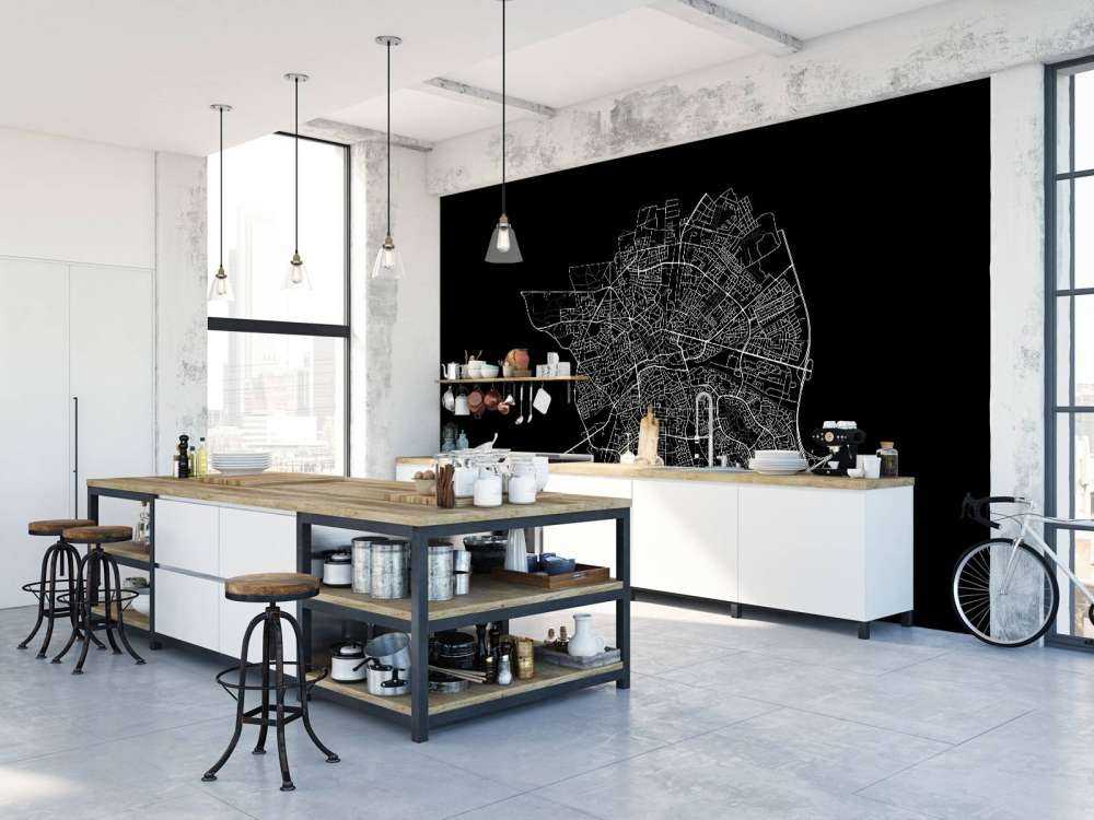 Mapa Apeldoorn, czarna