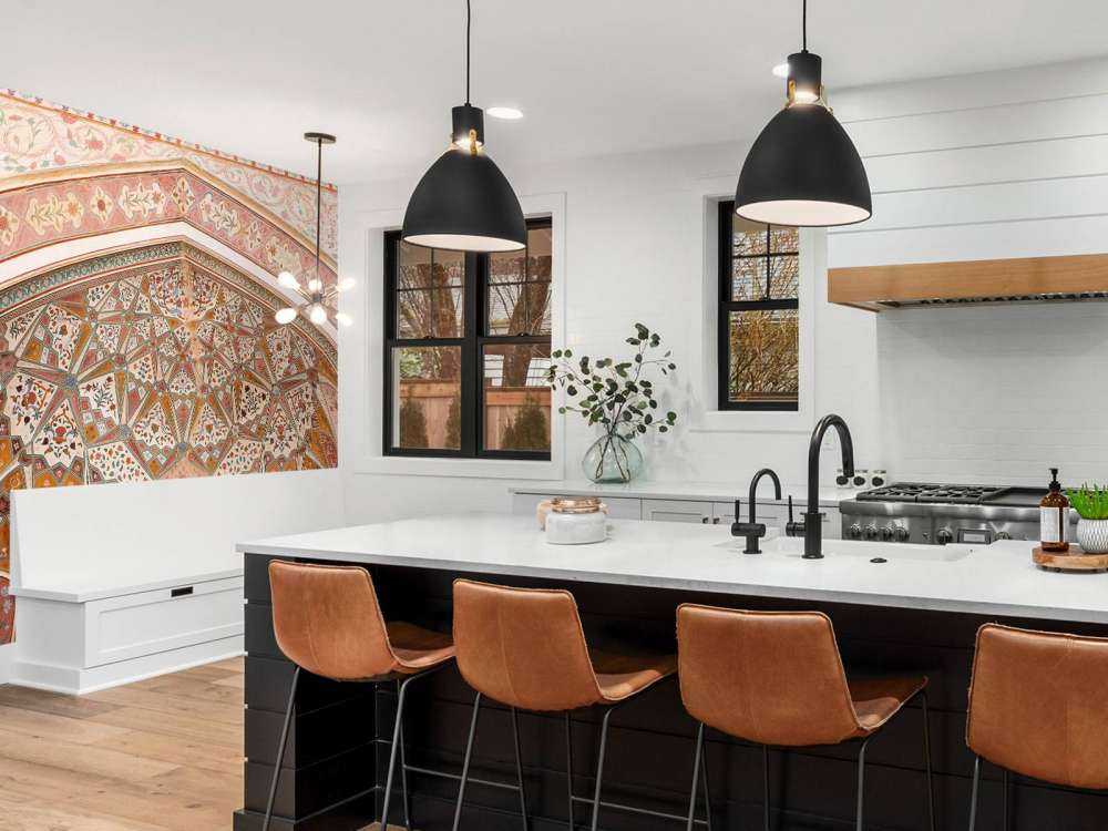 Bogato malowany łuk indiański