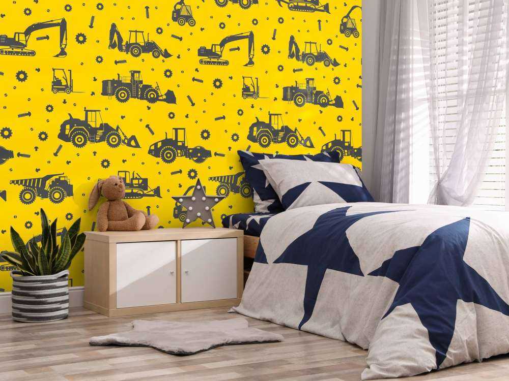 Ruch budowlany żółty