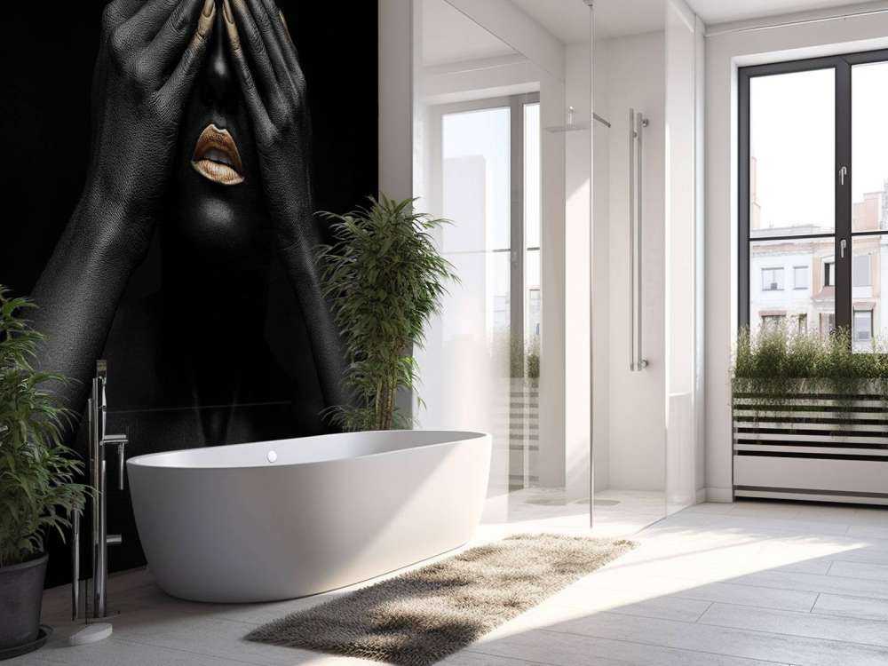 Kobieta z rękami na oczach