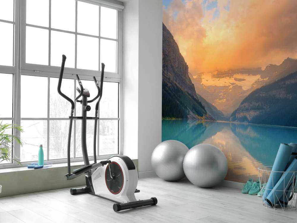 Górskie jezioro z filtrem z epoki