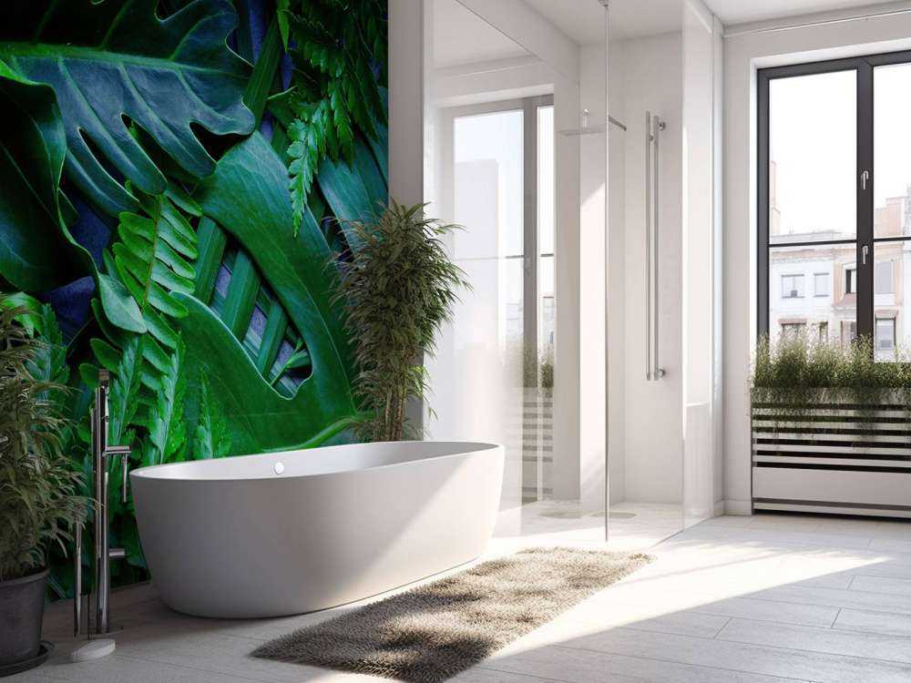 Zielone liście dżungli