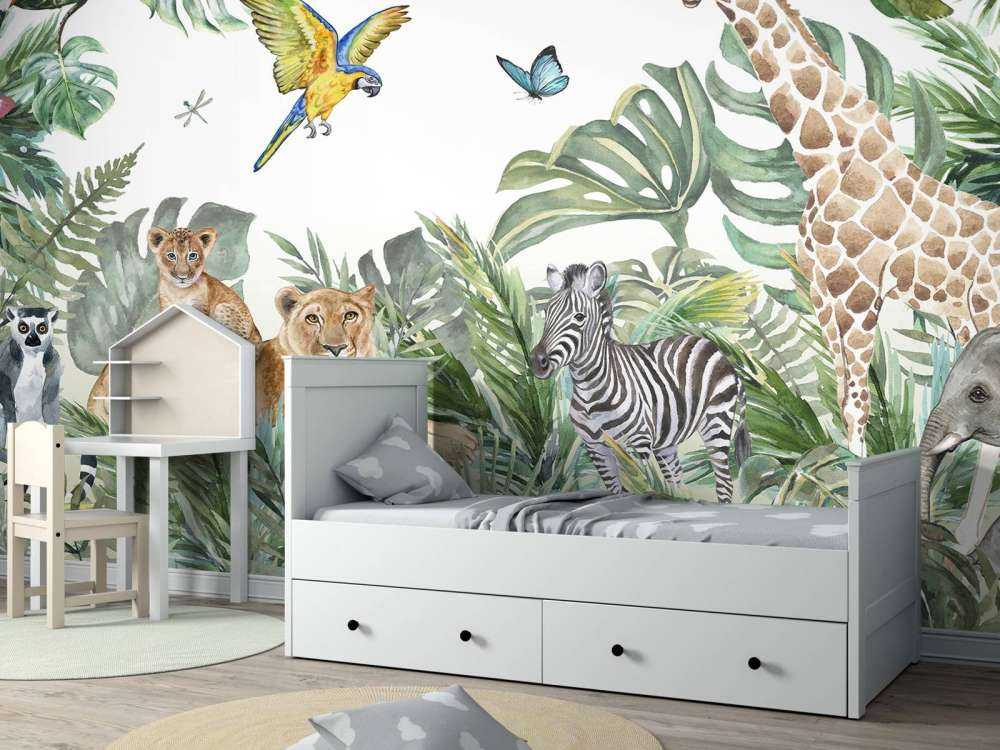 Dzikie zwierzęta w dżungli