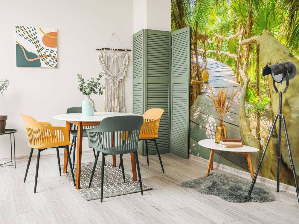 Most w tropikalnej dżungli