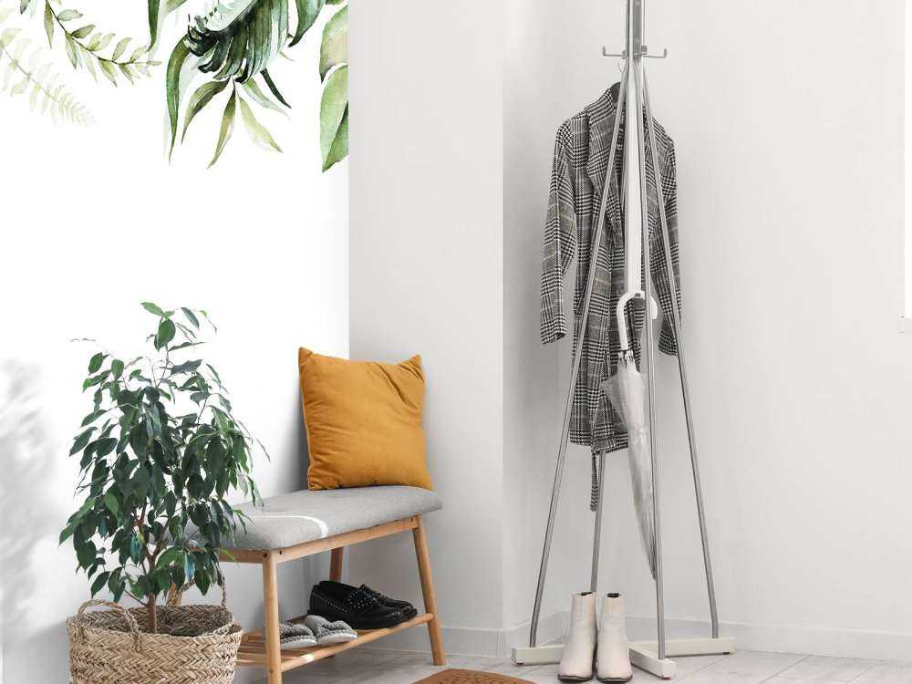 Tropikalne liście akwarelowe