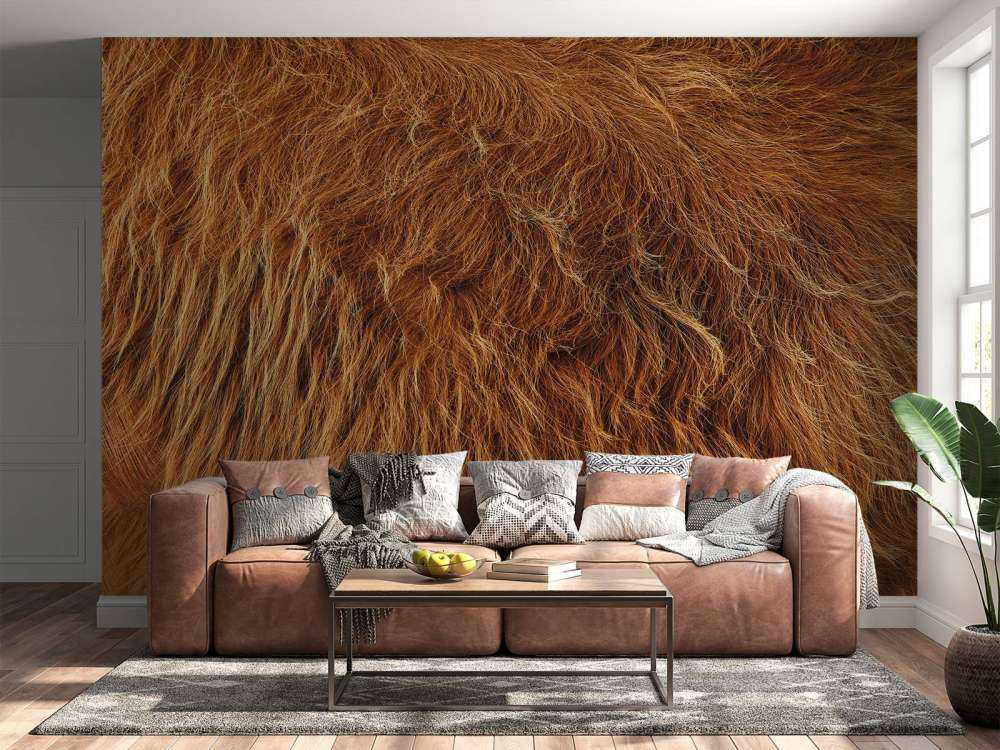 Szkocka sierść wyżynna w stylu vintage 