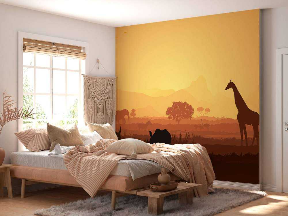 Dzikie zwierzęta na sawannie