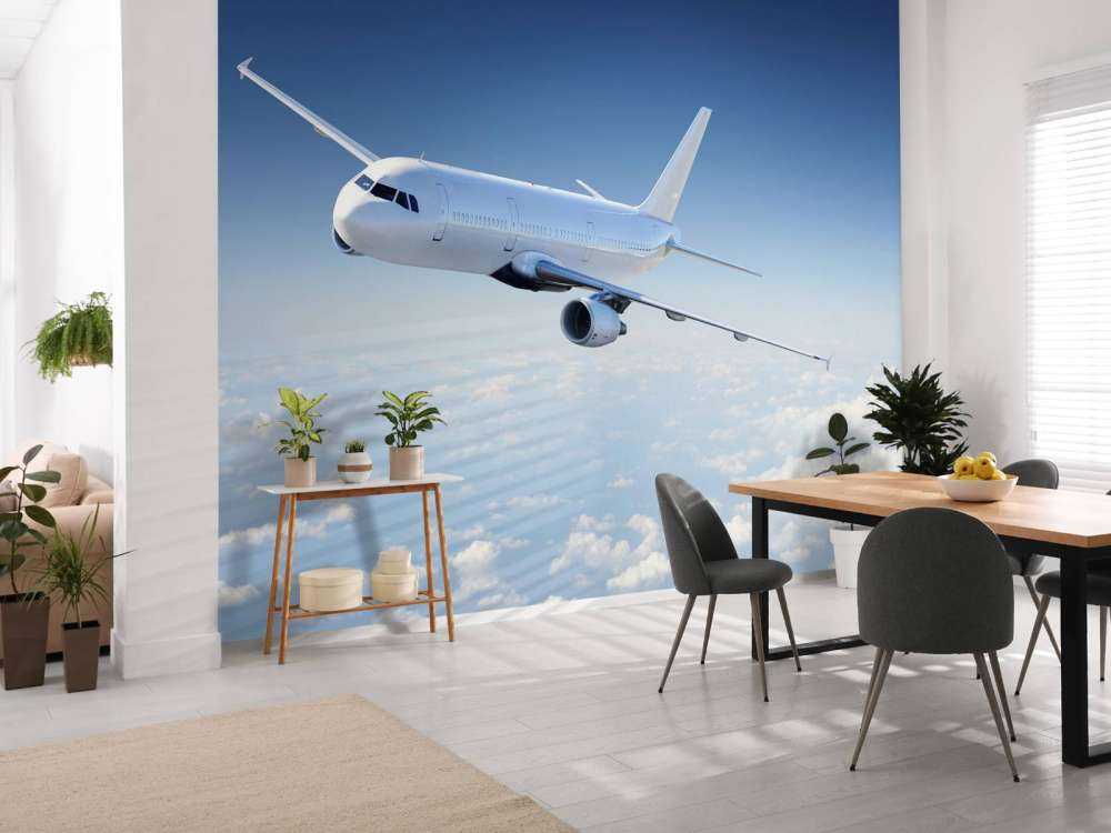 Samolot nad chmurami