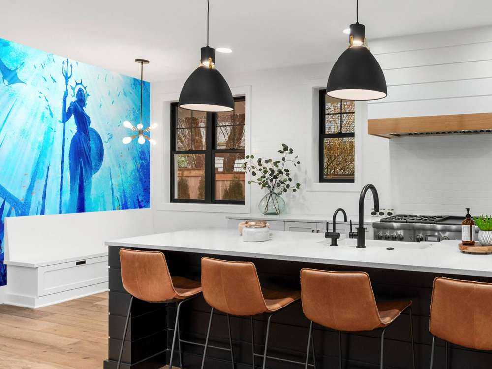 Grecka bogini w podwodnym świecie