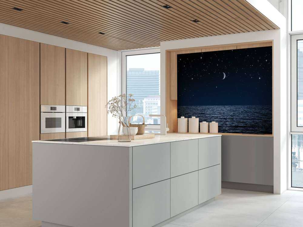 Gwieździste niebo nad morzem