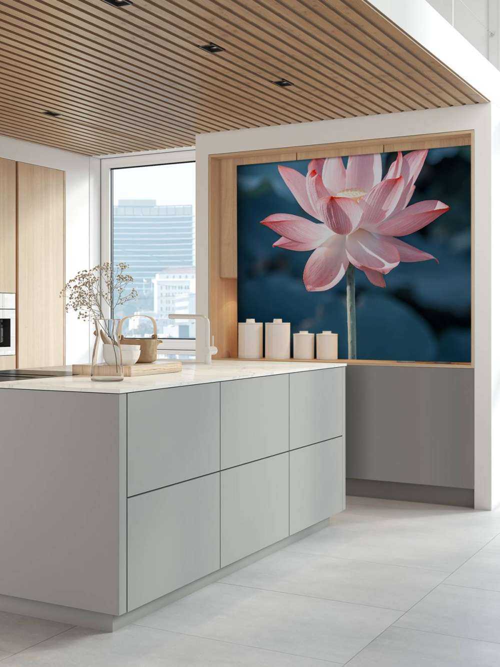 Kwiat lotosu jasnoróżowy