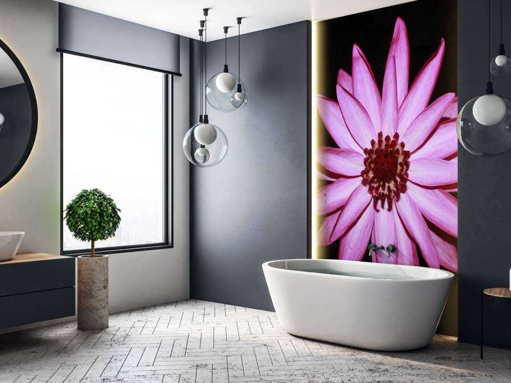 Kwiat lotosu z góry