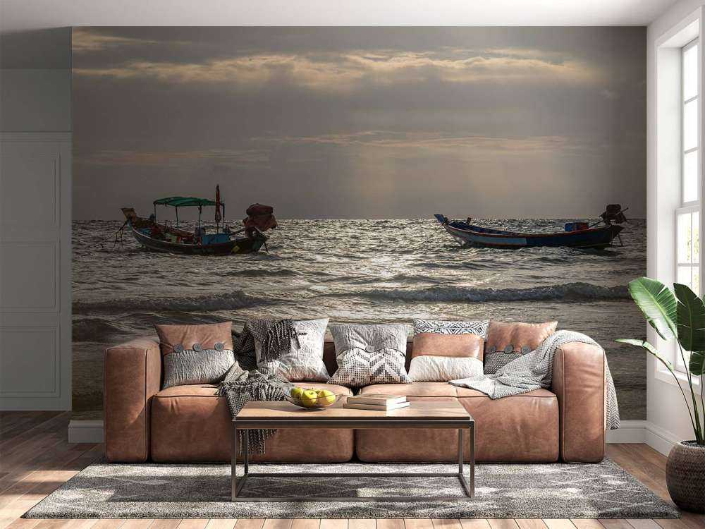 Zapada noc Wyspa Kho Pipi (Tajlandia)