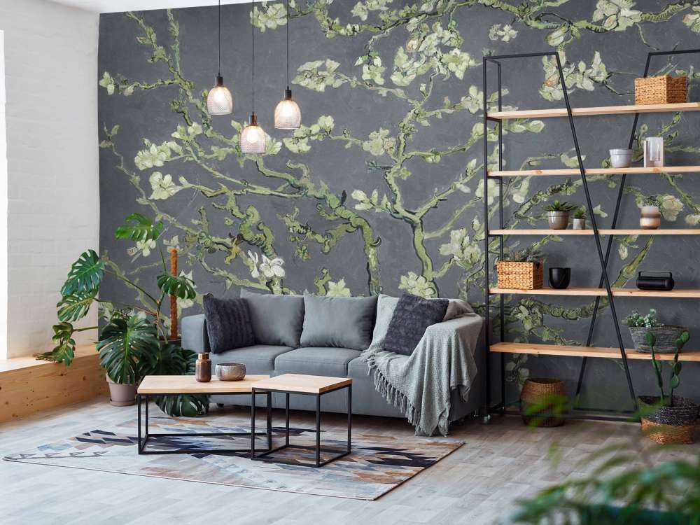 Kwitnący kwiat migdałowca