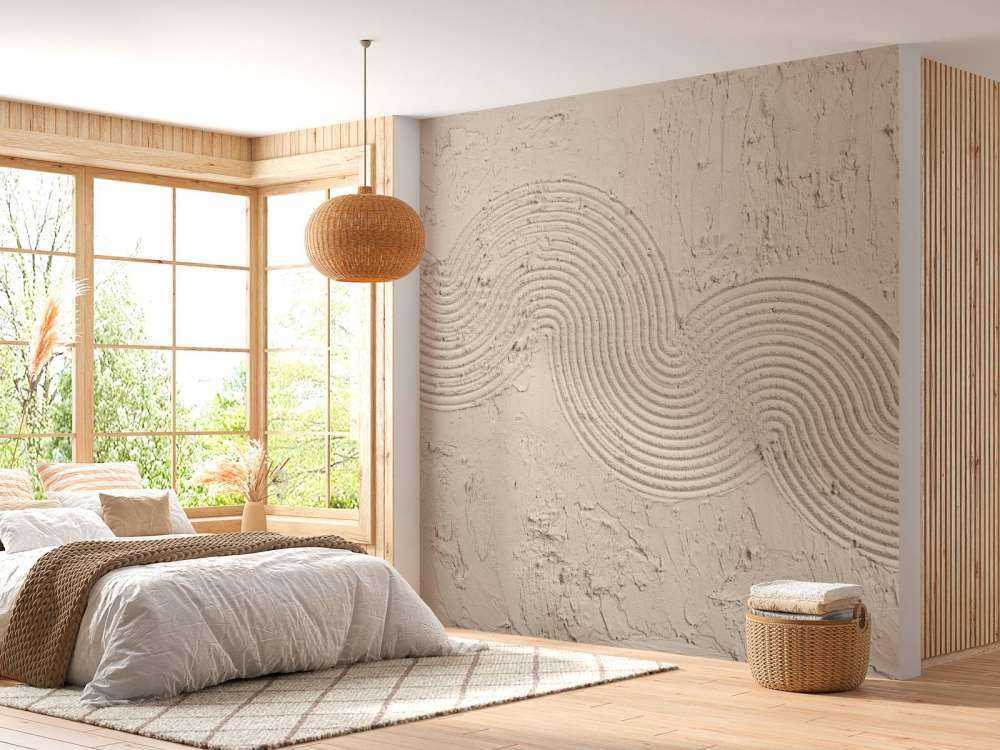 Zen Garden Texture in Linen