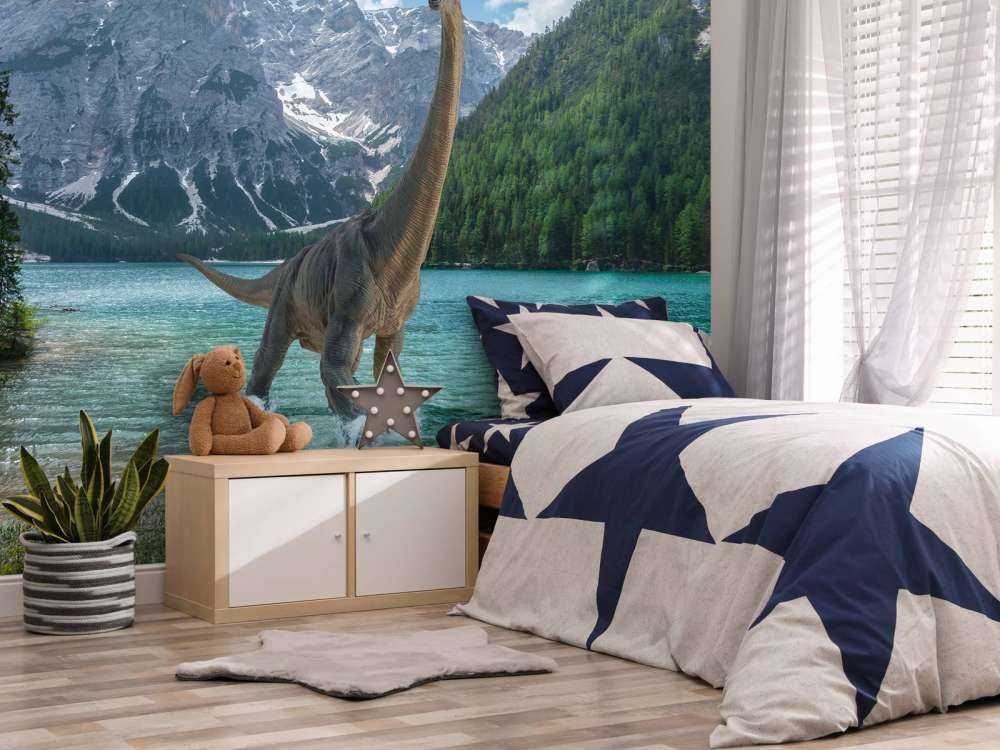 Brachiosaurus w wodzie