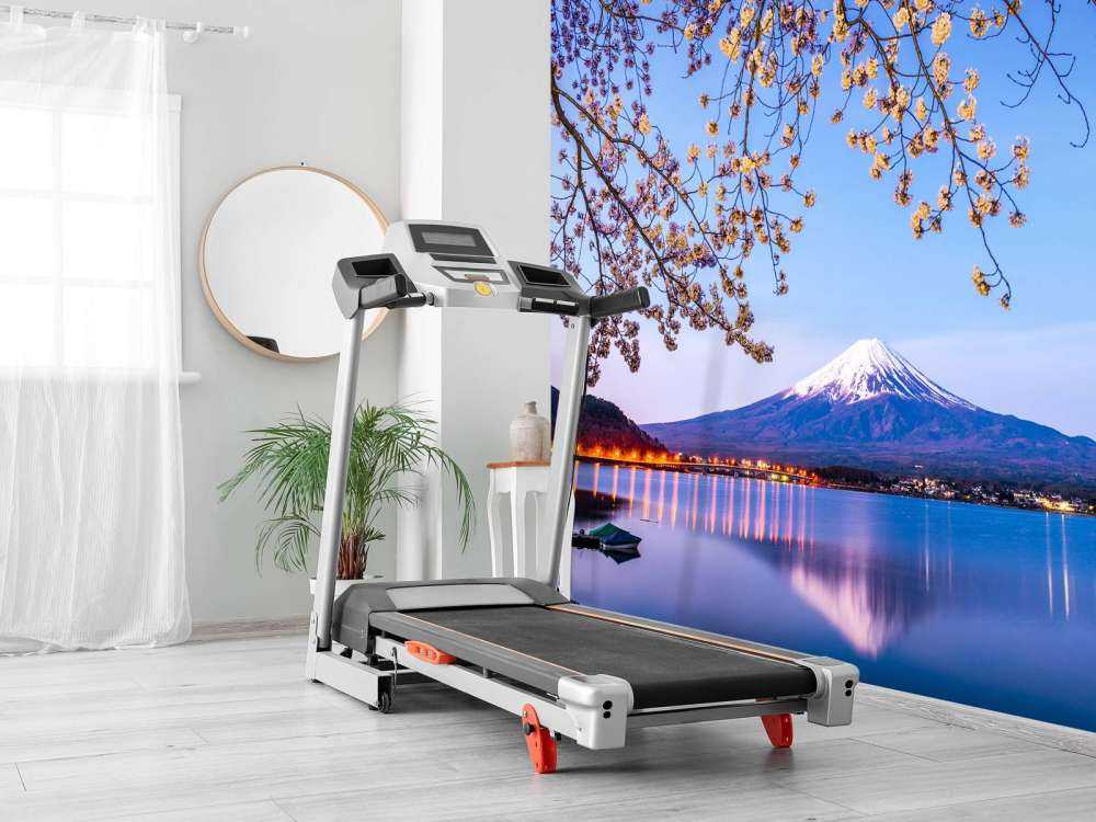 Góra Fuji na brzegu wody