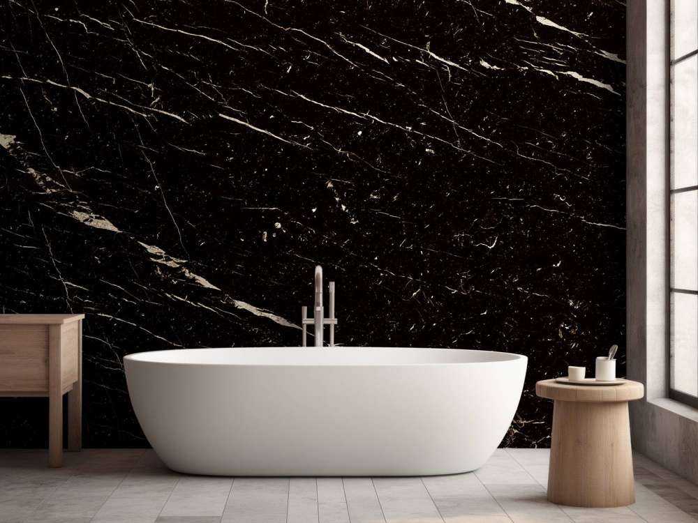 Ciemny marmur z jasną strukturą