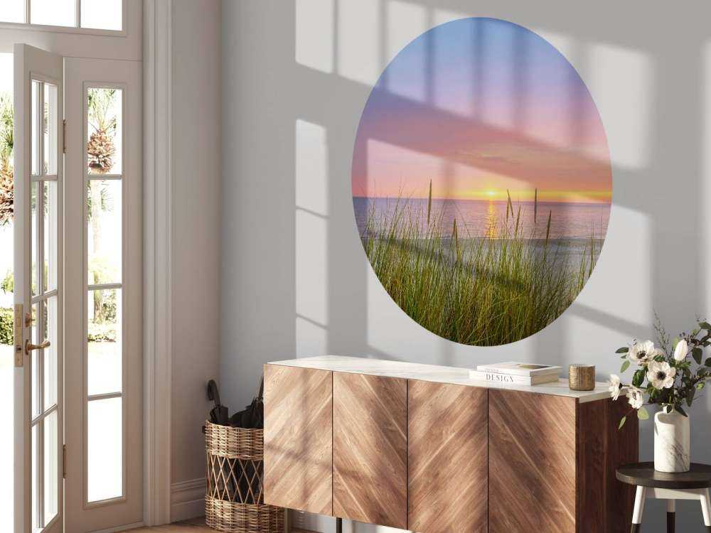 Wschód słońca na wybrzeżu