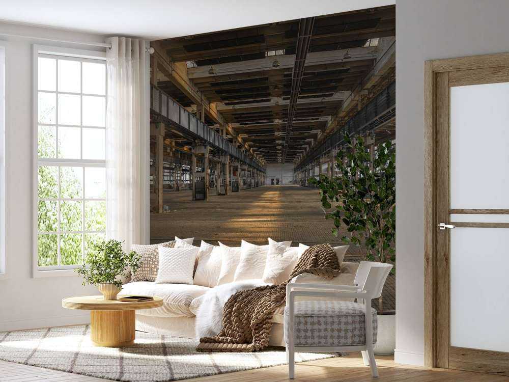 Stary opuszczony garaż