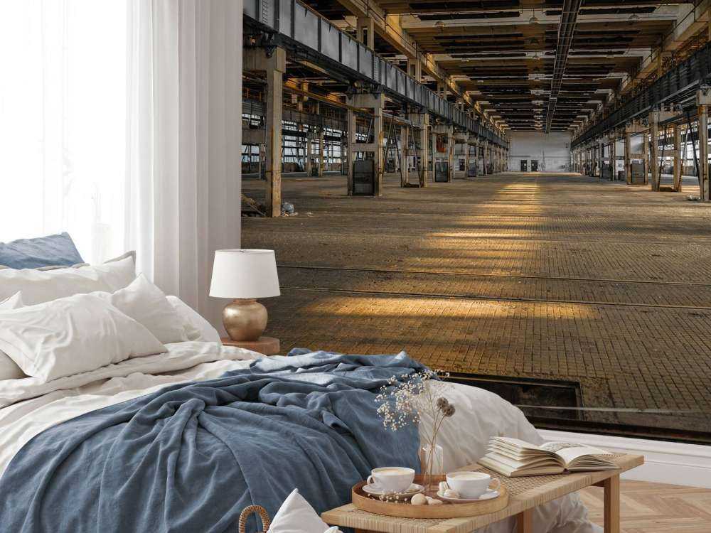 Stary opuszczony garaż