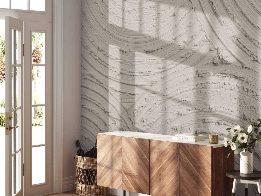 Kręgi Zen struktura szorstka w płótnie