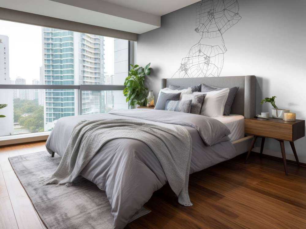 Mapa Flevoland, biała