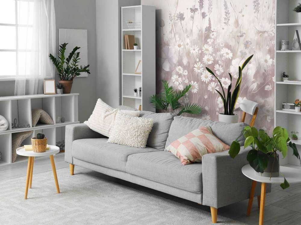 Zielona zieleń lata stonowany róż